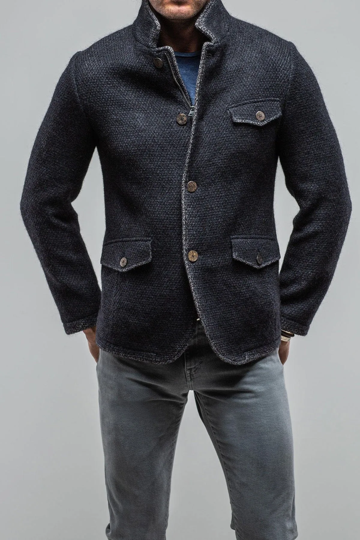 Wren Wool Coat Navy