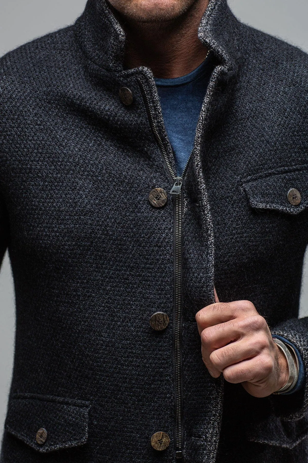 Wren Wool Coat Navy