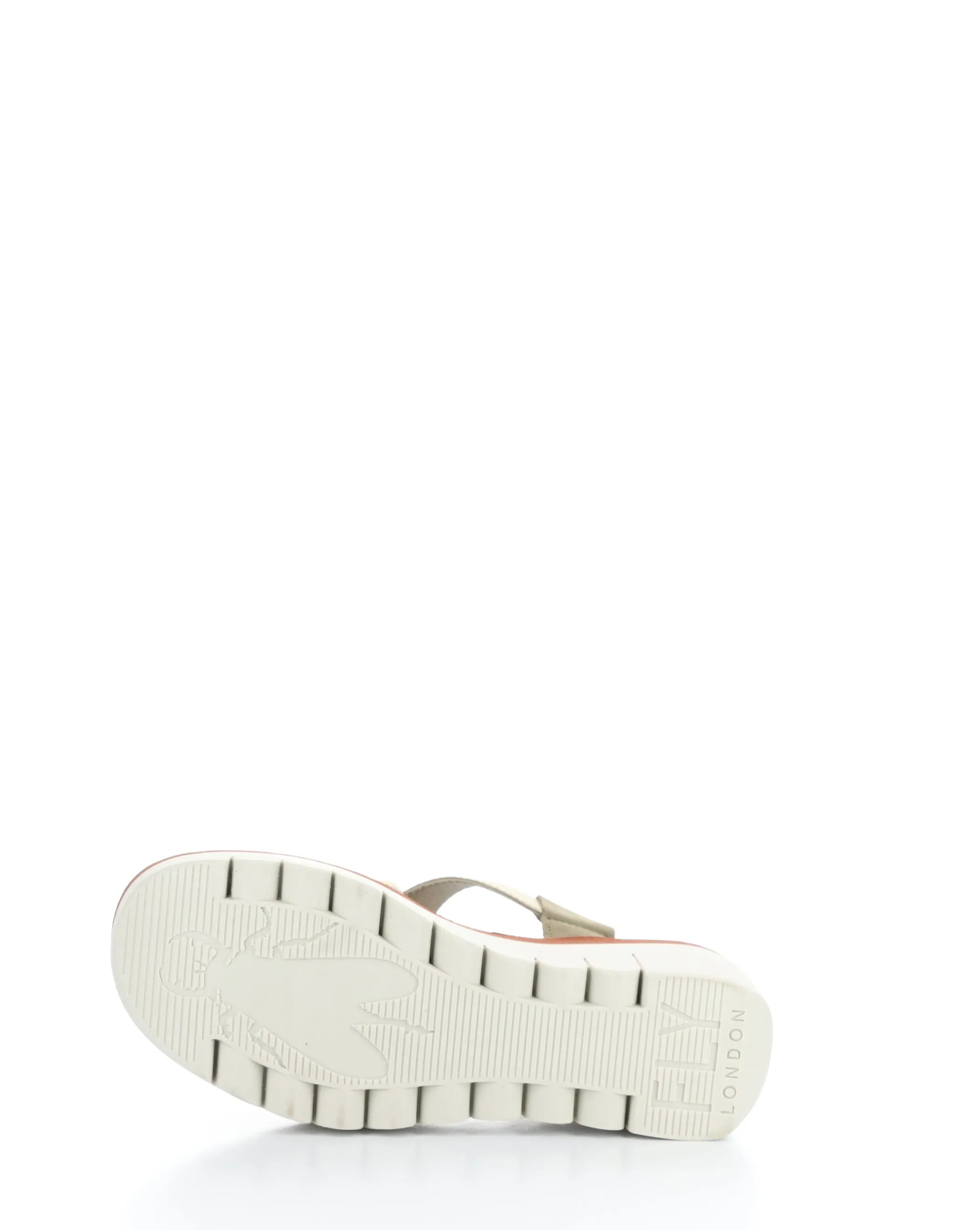 YABI922FLY Sandals in Military, Beige, and Brick with Round Toe