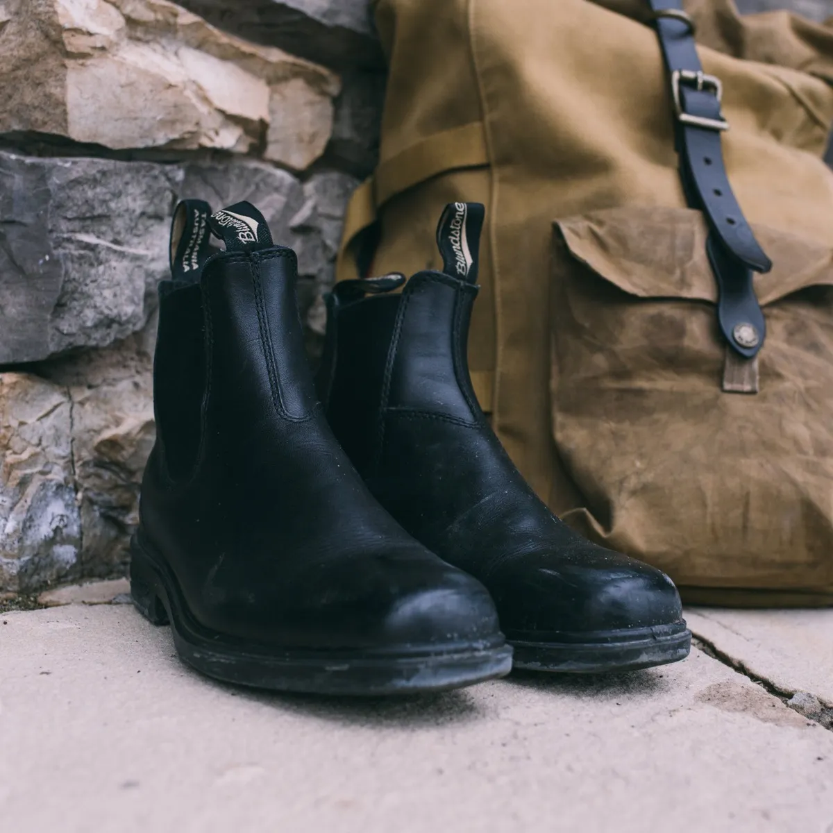 Young Black Chelsea Boots